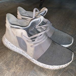 Adidas tubular tennis shoes